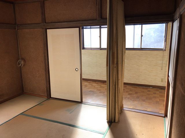 東京都北区志茂の戸建て・倉庫内不用品回収後の様子です。